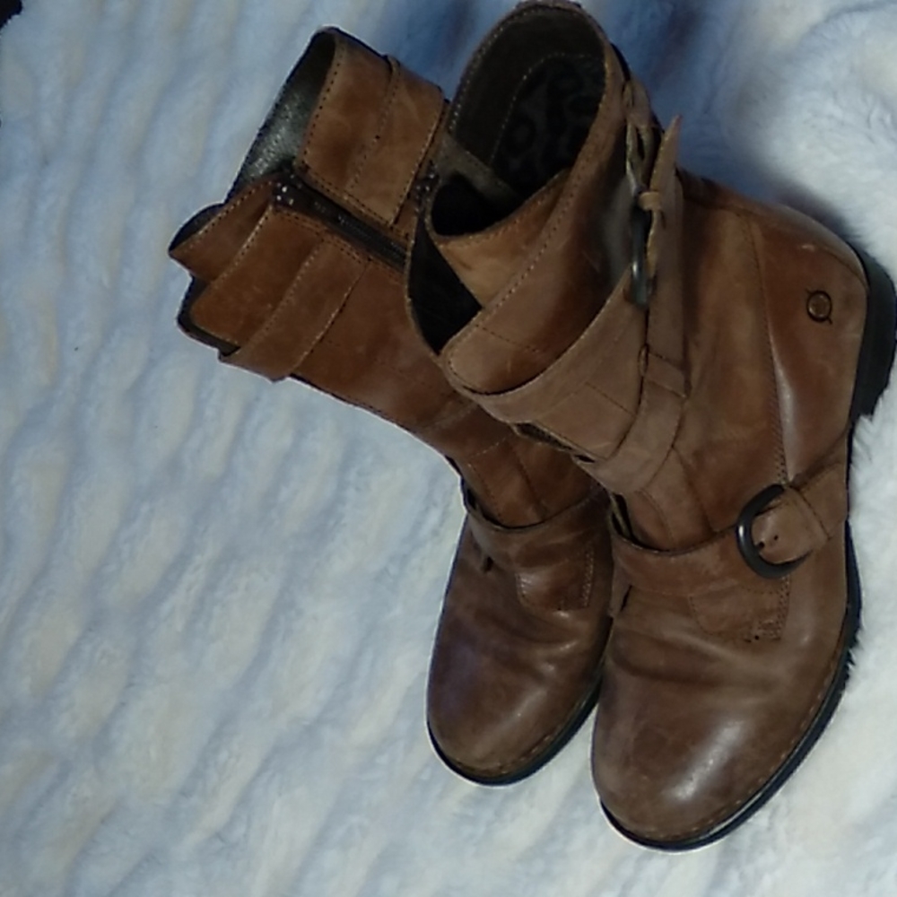 Brown Leather Boots